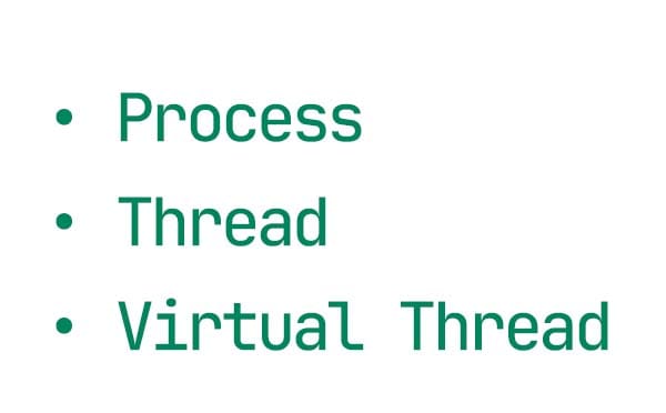 Процессы, потоки и виртуальные потоки